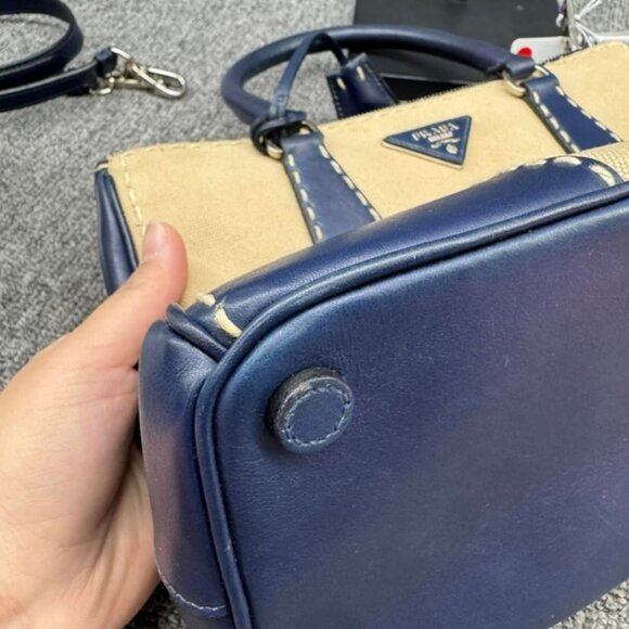 Prada City Canvas Satchel Bag 410-082725 - Picture 14 of 16